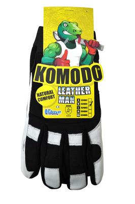 Leather Man Gloves MEDIUM - Komodo