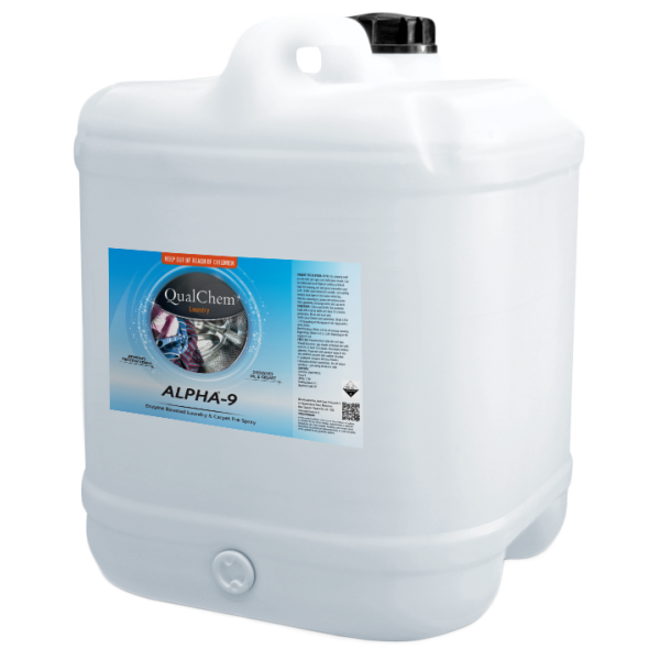 Alpha-9 - Enzyme Boosted Laundry Pre-spray 20L - Qualchem