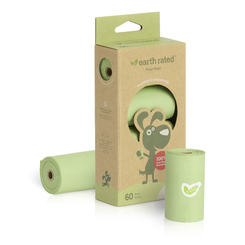 Dog Waste Bags Composable, Box - Earth Rated Ecopack