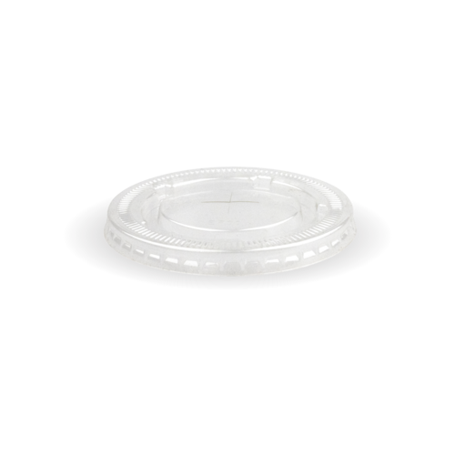 Lid PET for Paper Cold Cup Straw Slot - Biopak