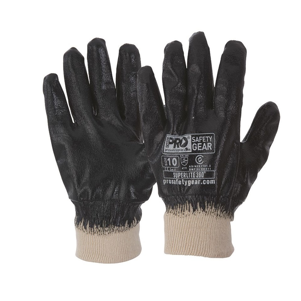 Super-Lite Blue Fully Dipped Gloves, Size 9 - Paramount