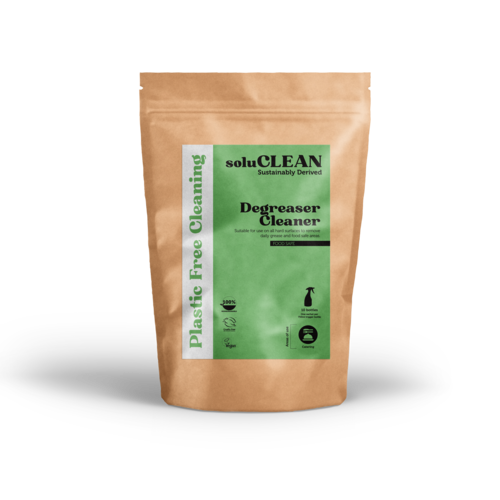 Degreaser Cleaner- Fragrance Free Soluble Sachets Pack 10 (1 Sachet = 750ml) - soluCLEAN