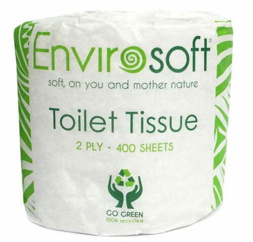 Toilet Paper Recycled 2ply 400sheet Wrapped - Envirosoft