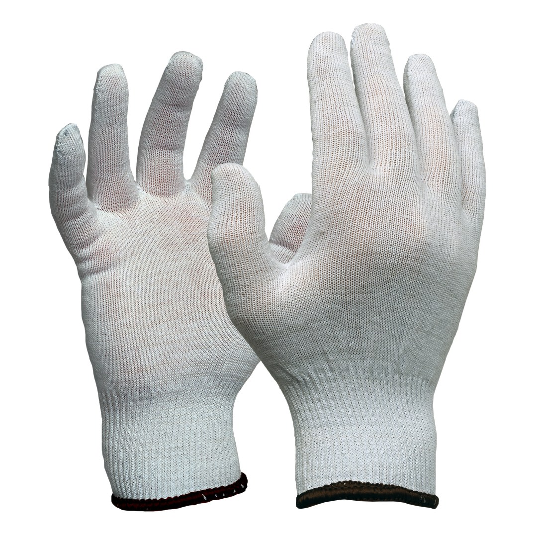 Knitted 100% Cotton Glove LARGE Pack 12 - Esko