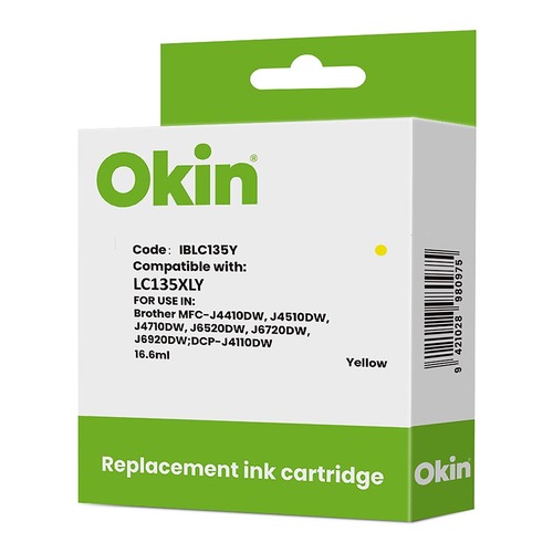 Icon Compatible Brother LC135 Yellow Ink Cartridge