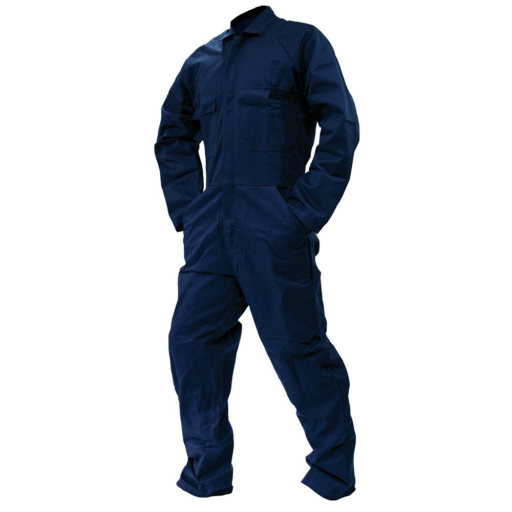Overall Ls, 300Gsm Cotton, Navy-Size 12