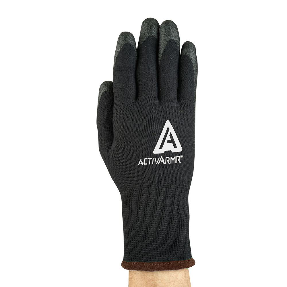 Ansell ActivArmr 97-631 PVC-Coated Cold-Resistant Gloves – Excellent Grip and Dexterity in Low Temperatures - L
