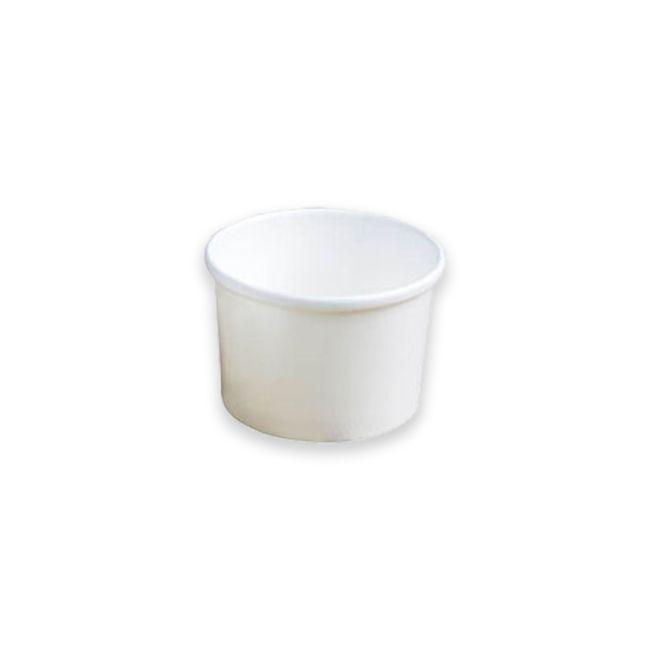 Tub Paper White 3oz Sundae Aqueous Lining - Banquet