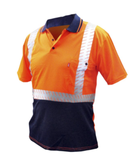 Good2Glow™ Hi-Vis Polo Shirt, Reflective, Size 2XL - Esko