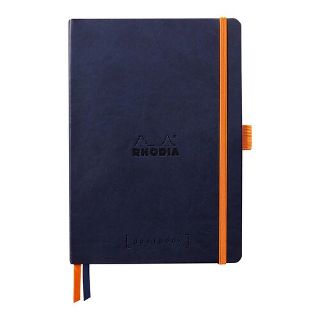 Rhodiarama Goalbook A5 Dotted Midnight