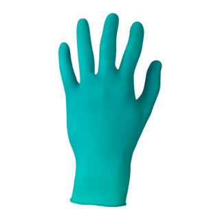 Ansell TouchNTuff 92-500 Powdered Nitrile Disposable Gloves – Chemical Splash Protection - XL